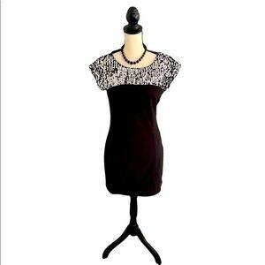 Forever 21 Special Occasion Little Black Sequin Dress Size Large